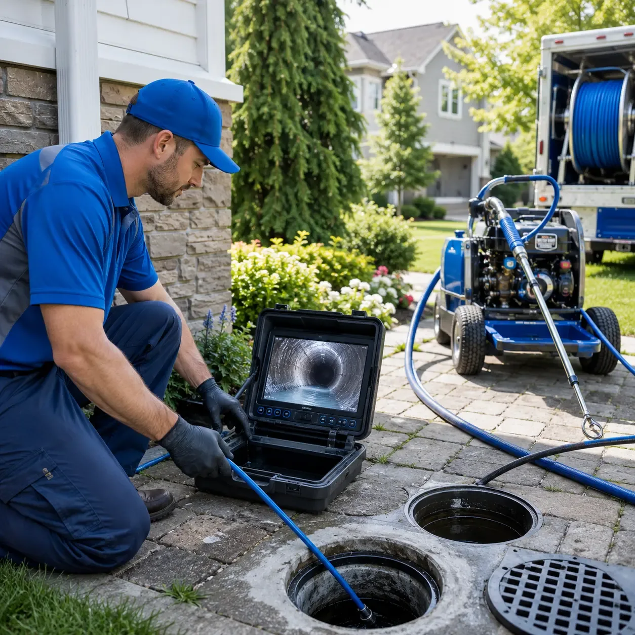 Outdoor drain cleaning professionals serving Brandon, VT